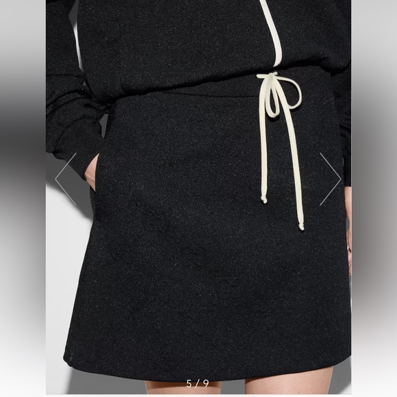 XXL Black Gucci GG all over print A-line skirt - Picture 6 of 10